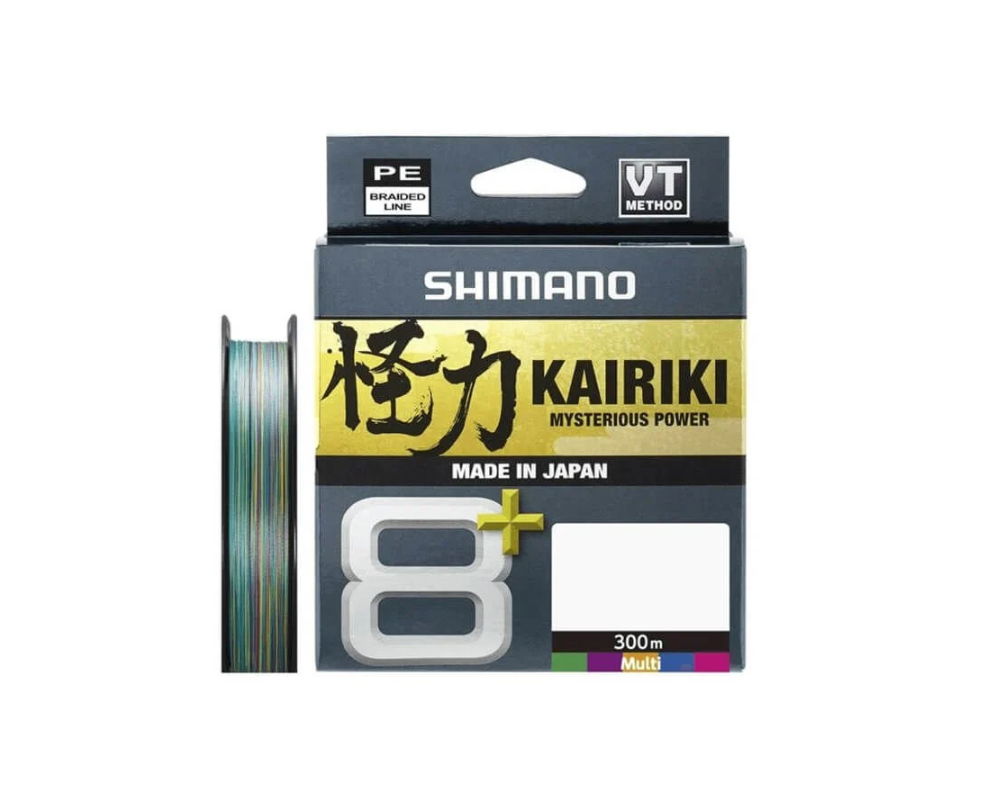 Shimano Kairiki + 8x 300 Mt Multi Color İp Misina 0.13 mm