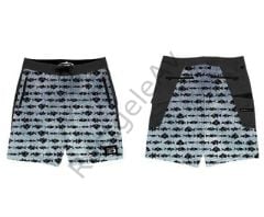 Fujin Performance Short Aqua Blue Fish
