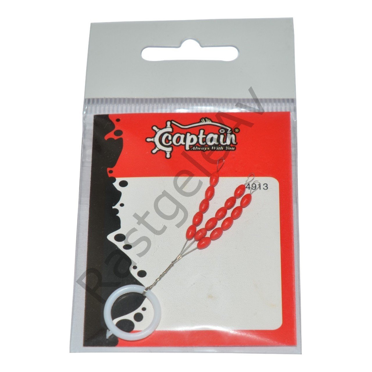 Captain 4913 Stoper 3x5'li Paket Kırmızı Silikon Stopper