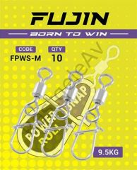Fujin Power Roll Snap #M 9.5kg Çekerli Klips