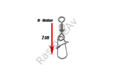 Fujin Power Roll Snap #M 9.5kg Çekerli Klips