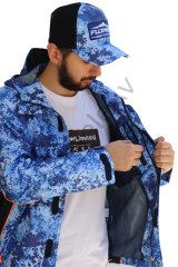 Fujin Raincoat Yağmurluk Marine Camo