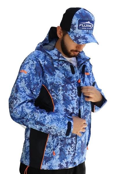Fujin Raincoat Yağmurluk Marine Camo