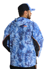 Fujin Raincoat Yağmurluk Marine Camo