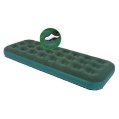 Jilong 27238 Flocked Entegre Pompalı Yeşil Tek Kişilik Şişme Yatak