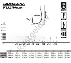 Fujin Izumejina Deliksiz Çapraz Olta Kancası