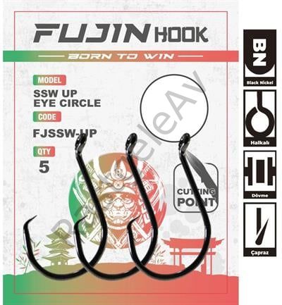 Fujin SSW Up Eye Circle Delikli Yemli Kancası