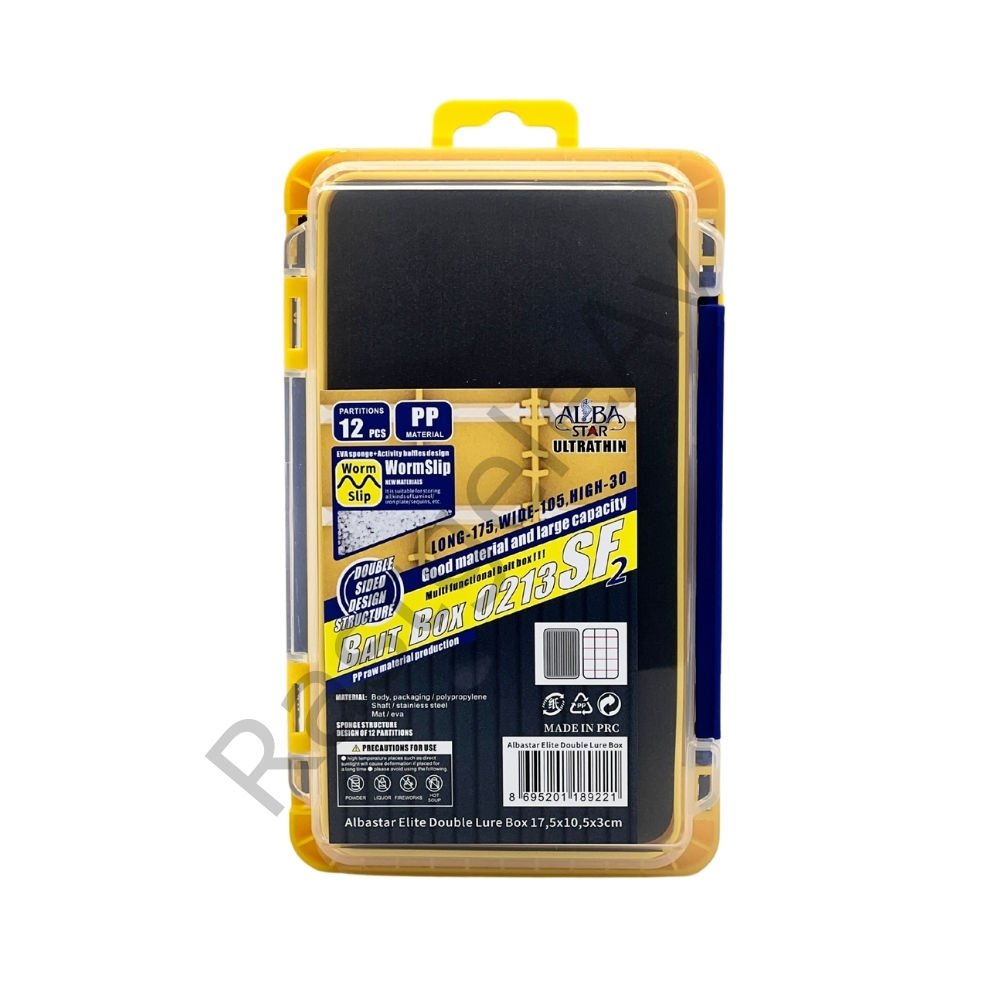 Albastar Elite Çift Taraflı Ultra Thin Balıkçı Kutusu