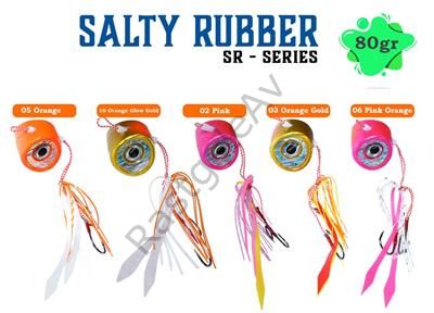 Fujin Salty Rubber 80gr SR Serisi Tai Rubber Set