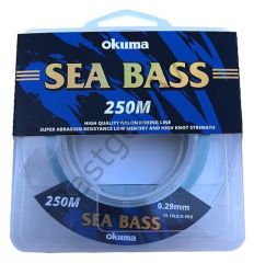 Okuma Sea Bass Nylon Moss Green Color 250 m