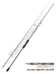 Fujin Boreas Bream 230cm 1-15gr Orange FBSB-762KR