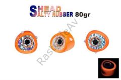 Fujin Salty Rubber Head 80gr Kafa 05 Orange  3D Eye