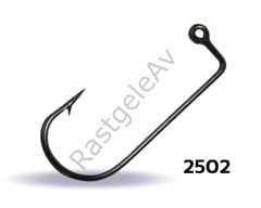 Youvella 2502 Jig Head İğnesi Delikli Uzun 100'lü Kutu Black Nikel