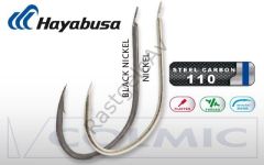 Hayabusa HKAJ 157 Kısa Pala Dövme Olta İğnesi 15'li Paket Black Nikel