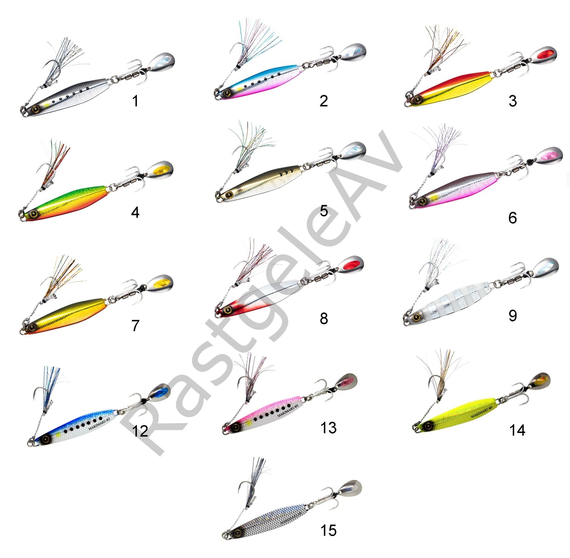 Hayabusa FS 417 Jack Eye Maki Maki 20gr Light Jig Suni Yem