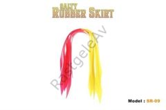 Fujin Rubber Skirt Düz Püskül Set #SR-09