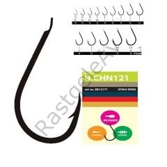 Hayabusa HCHN 121 Kısa Pala Dövme Olta İğnesi 15'li Paket Black Nikel