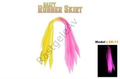 Fujin Rubber Skirt Düz Püskül Set #SR-11