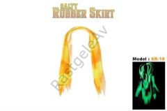 Fujin Rubber Skirt Düz Püskül Set #SR-18