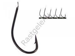 Hayabusa HMRS 171 Kısa Pala Dövme Olta İğnesi 15'li Paket Black Nikel