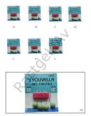 Youvella 6397 Mafsallı LRF Jig Head Glow Head 4'lü Paket