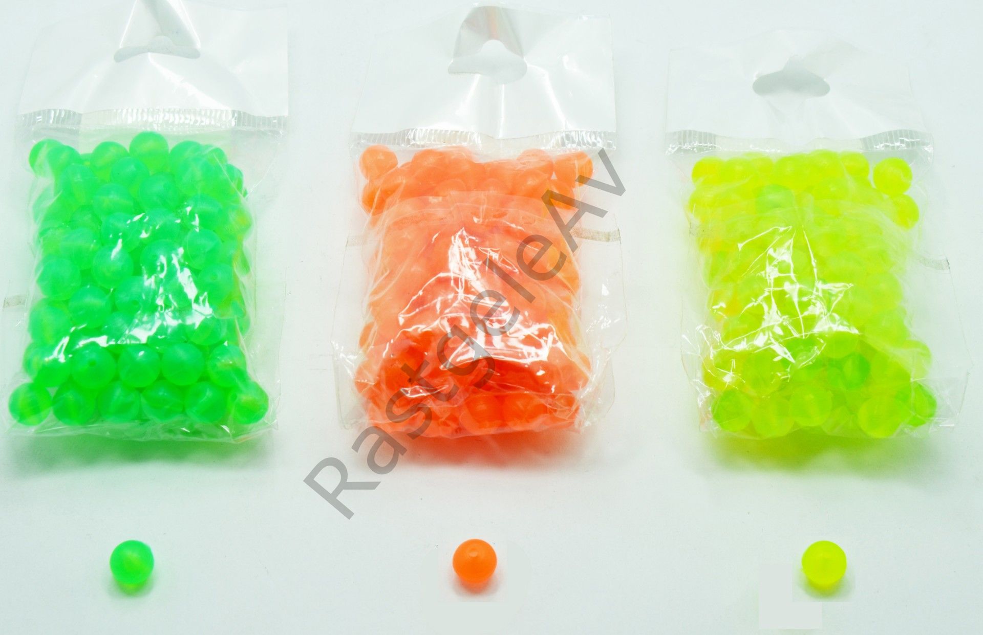 Captain 7610 Silikon Boncuk 9.5mm Yuvarlak 100lü Paket