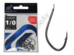 Hayabusa HSNA 201 Kısa Pala Olta İğnesi 15'li Paket Black Nikel