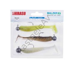 Balzer 16123 Shirasu Akiri Worm 10cm Silikon Yem 3'lü SET 3/0 İğne 7-11-15gr