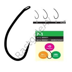Hayabusa P1 Sazan İğnesi Dövme Teflon Black 10'lu Paket