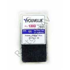 Youvella 1303 Çapari İğnesi Çapraz 10.000'li Paket Siyah
