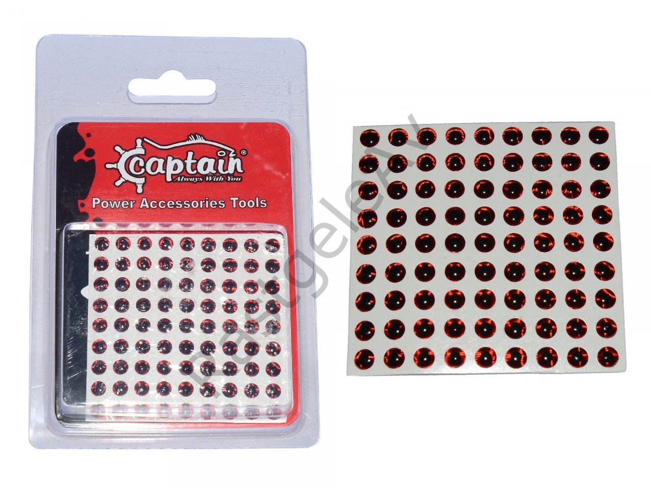 Captain 7631 Göz 5mm Silikon Damla Göz 81'i Paket