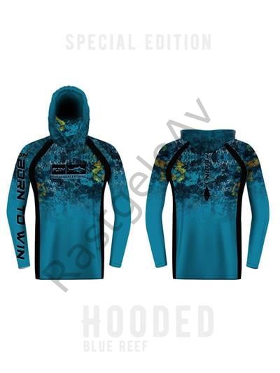 Fujin Performance Hooded Kapüşonlu ve Boyunluklu Blue Reef