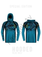 Fujin Performance Hooded Kapüşonlu ve Boyunluklu Blue Reef