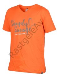 Savage gear Simply  Savage V-neck Tee Grey T-Shirt