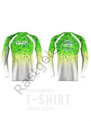 Fujin Performance T-Shirt Green Ocean