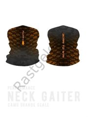 Fujin Neck Gaiter Boyunluk Camo Orange Scale