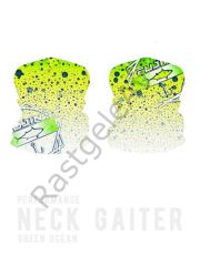 Fujin Neck Gaiter Boyunluk Green Ocean