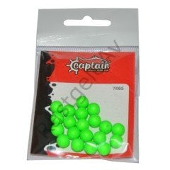 Captain 7665 Renkli Boncuk Yuvarlak 75mm Plastik Boncuk 25'li Paket