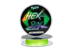 Fujin Hex Braid 8x 300mt Fluo Green PE İp Misina