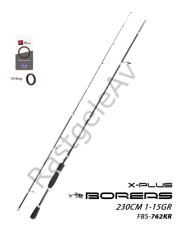 Fujin Boreas 230cm 1-15gr LRF Kamışı FBS-762KR