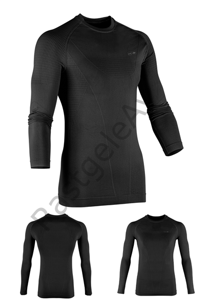 Fujin Seamless Termal İçlik Black Üst
