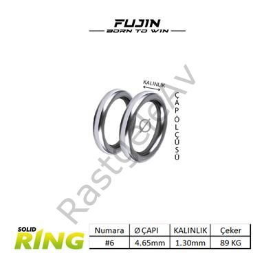 Fujin Solid Ring Halka 6 No