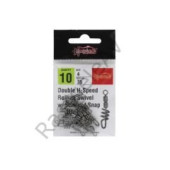 Captain 5003 Double H-Speed Screved Fırdöndü Black Nikel 5li Paket