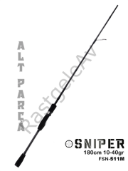 Fujin Sniper 180cm 10-40gr Alt Parça