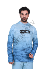Fujin Pro Angler T-Shirt Blue Wave