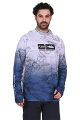 Fujin Pro Angler T-Shirt Grey Wave