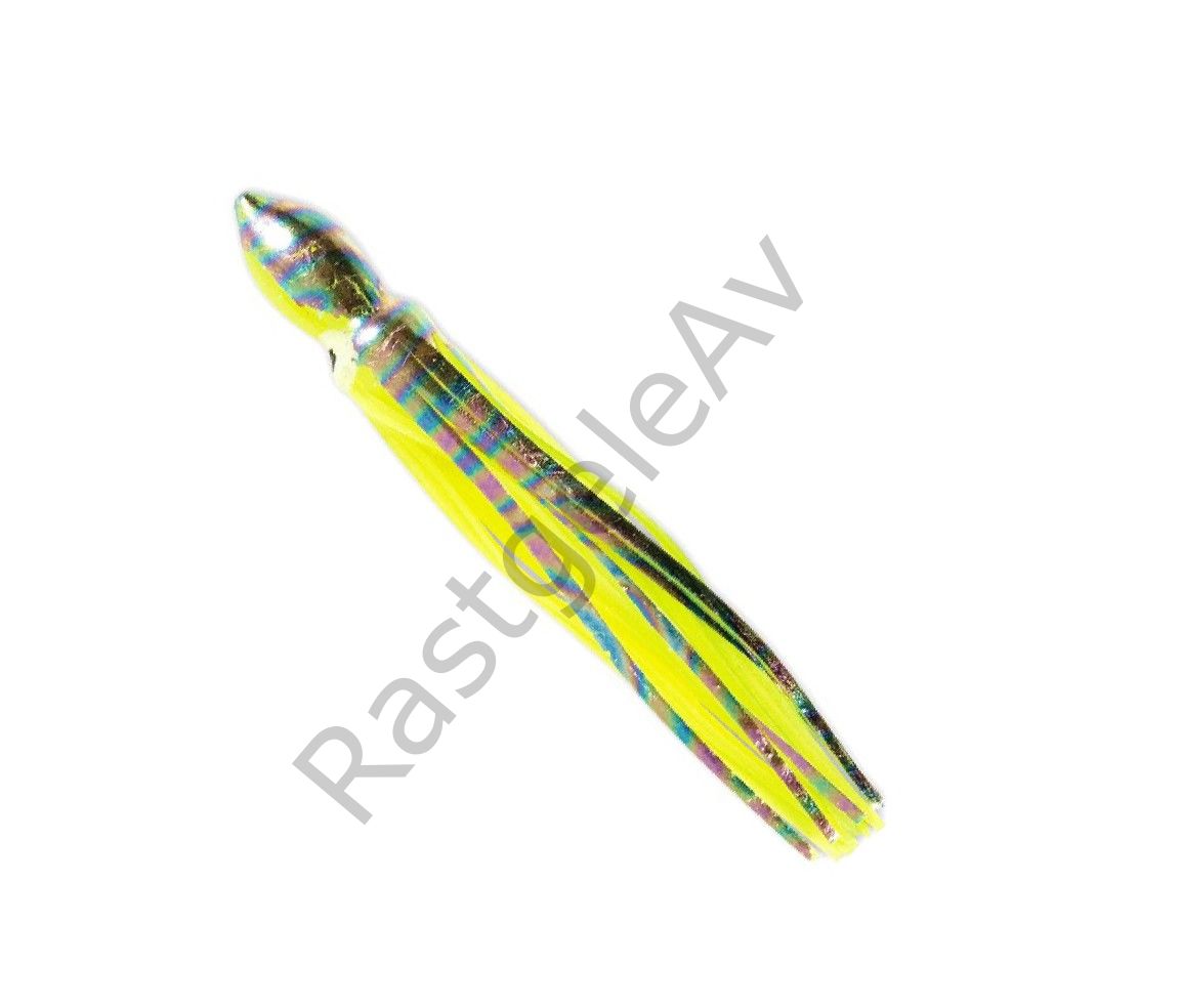 Lineaeffe 5599506 Octopus Tiger 6cm Ahtapot Sübye 5li Pk Chartreuse