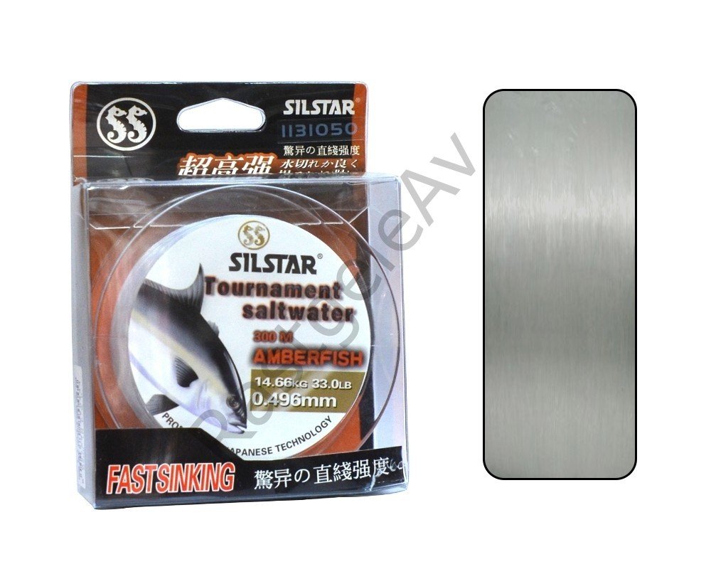 Silstar 1131 Salt Water Amberfish 300mt Monofilament Misina Su Gri