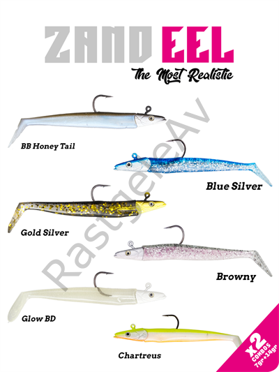 Fujin Zand Eel 11cm 7gr-14gr Double Body+Head Silikon Balık