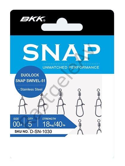 BKK Duolock Snap Swivel-51 Fırdöndü
